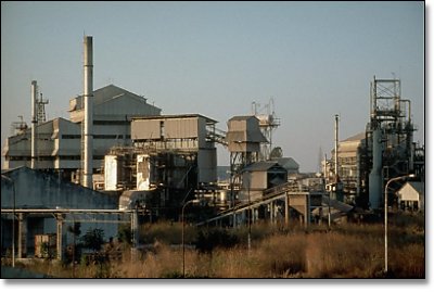 The Union Carbide Plant, Bhopal, India.